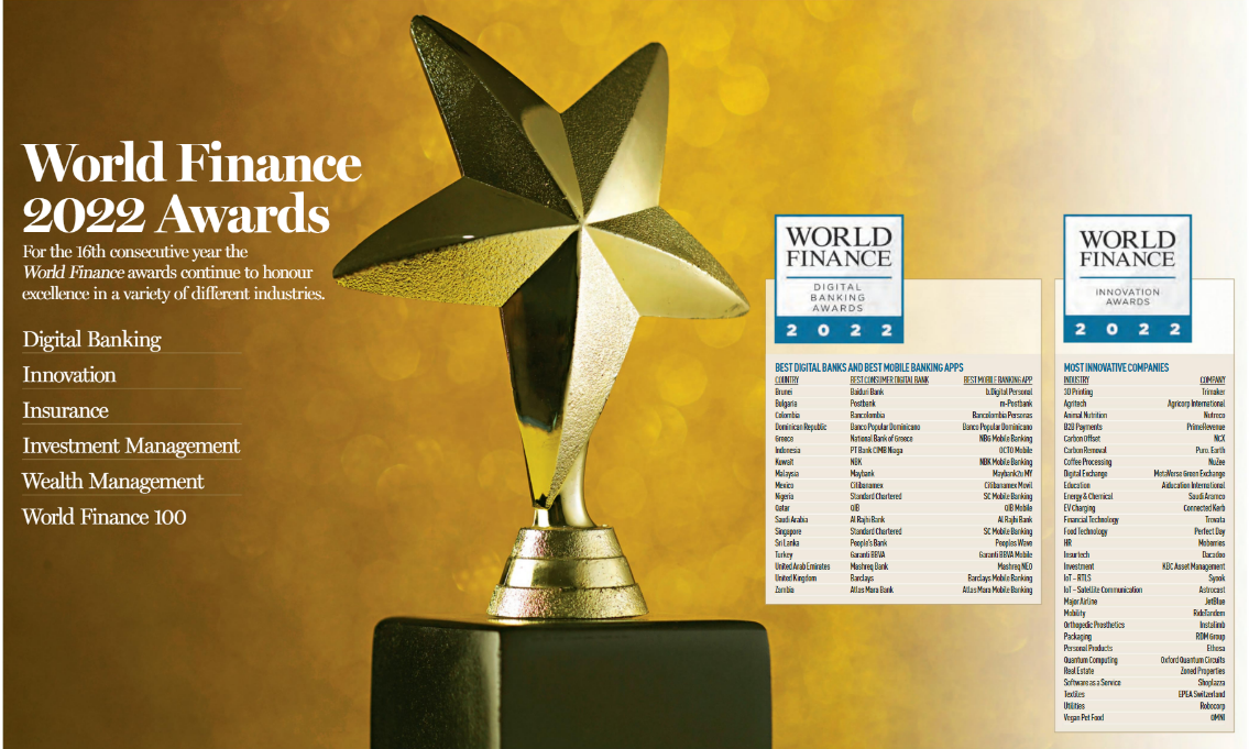 World Finance 2022 Awards